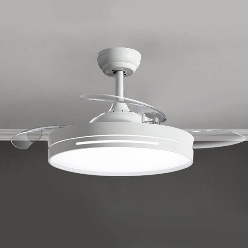 Homelist Invisible fan lamp light luxury ceiling fan lamp household integrated modern simple bedroom living room dining room electric fan hanging lamp - Homelist
