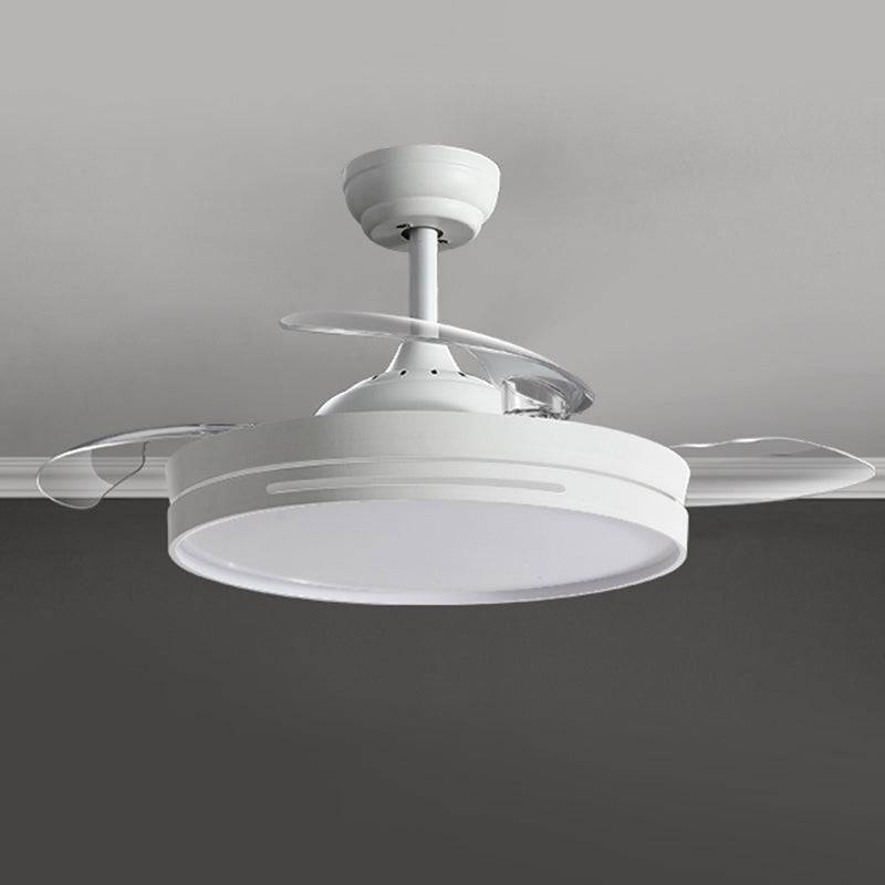Homelist Invisible fan lamp light luxury ceiling fan lamp household integrated modern simple bedroom living room dining room electric fan hanging lamp - Homelist