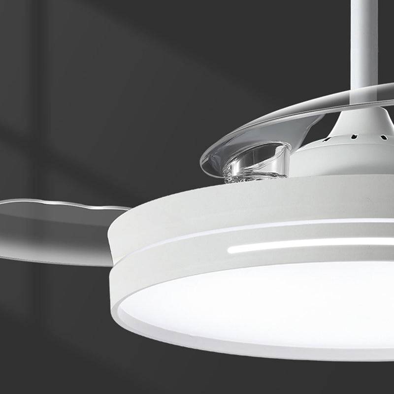 Homelist Invisible fan lamp light luxury ceiling fan lamp household integrated modern simple bedroom living room dining room electric fan hanging lamp - Homelist