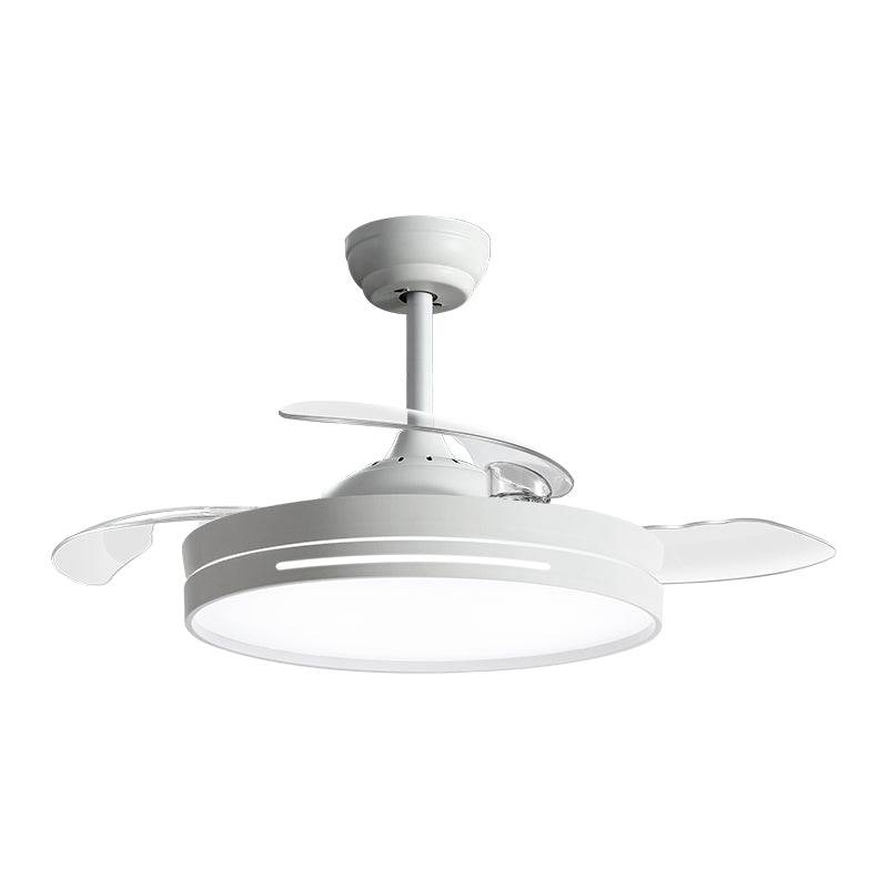 Homelist Invisible fan lamp light luxury ceiling fan lamp household integrated modern simple bedroom living room dining room electric fan hanging lamp - Homelist