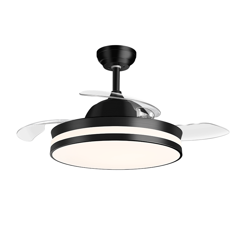 Homelist Invisible fan lamp light luxury ceiling fan lamp household integrated modern simple bedroom living room dining room electric fan hanging lamp - Homelist