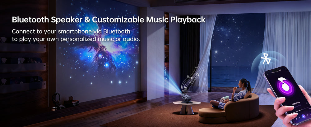 3D Galaxy Sleep Aid Projector | 60 Scenes | Bluetooth Music | Timer ...