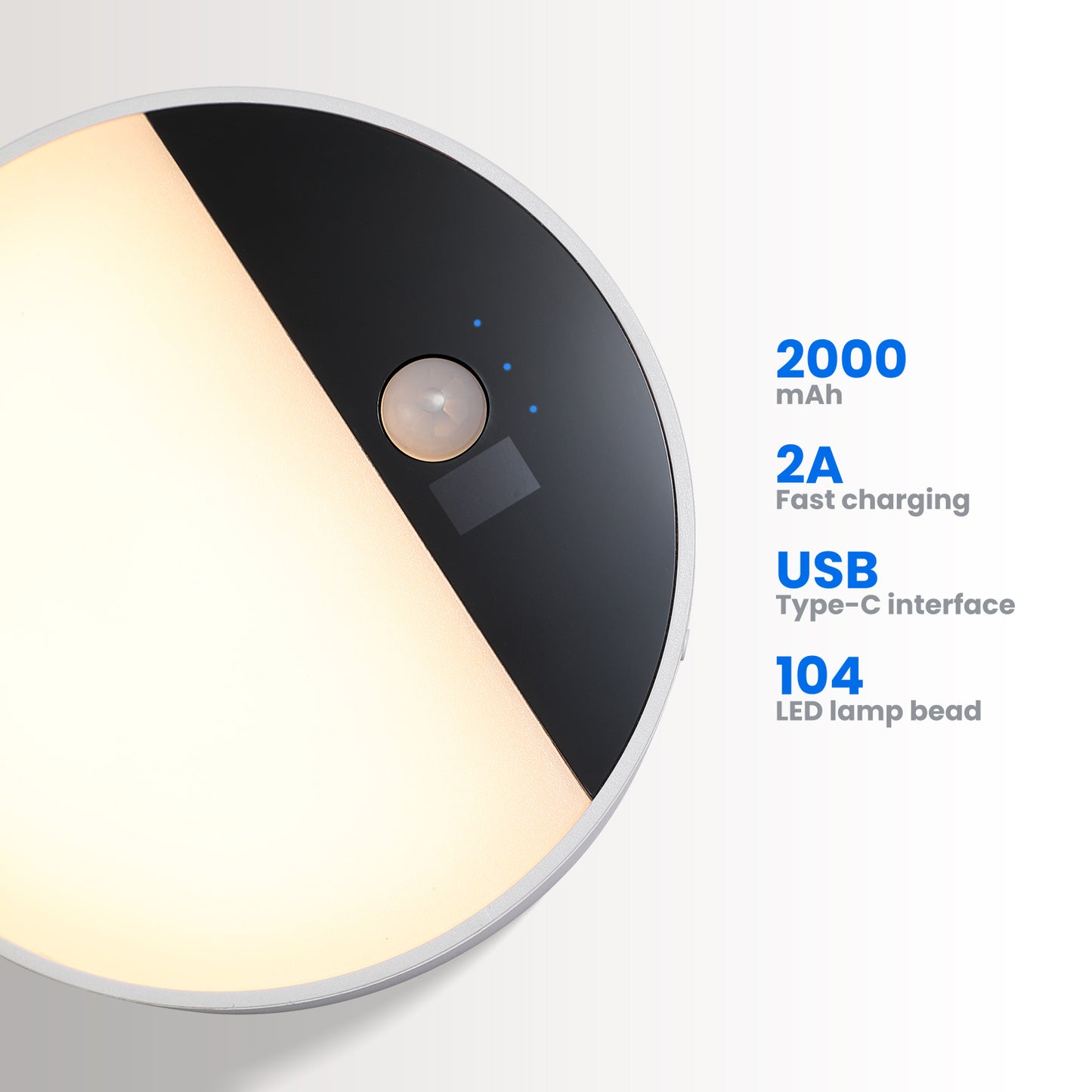 Homelist N8 Pro Long battery life small night light remote control three-color dimming cabinet lower light sensor light