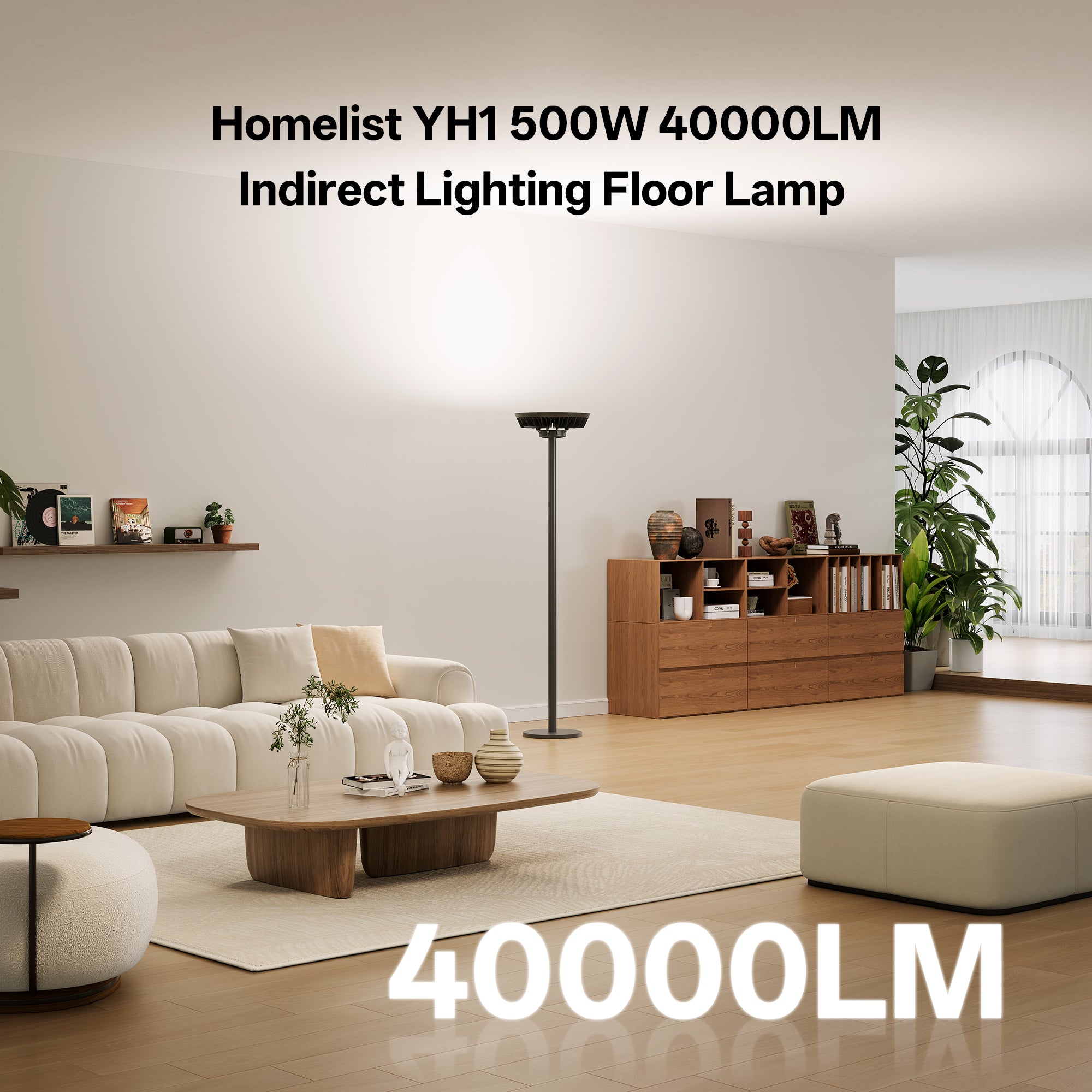 500W Brightest Floor Lamp | 40000LM Indirect Lighting | Modern LED ...
