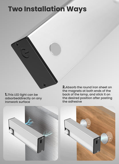 Motion Sensing Aisle Night Light Bedroom Wardrobe Kitchen Smart Cabinet Light